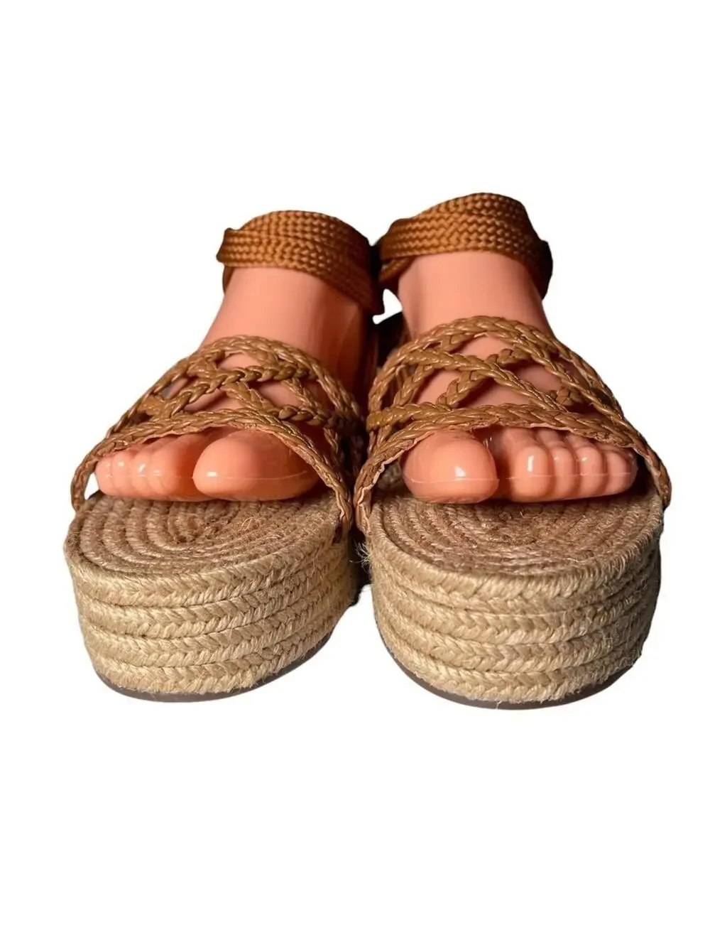 NWT Schutz Byana Platform Espadrille Sandals Sz 9.5B